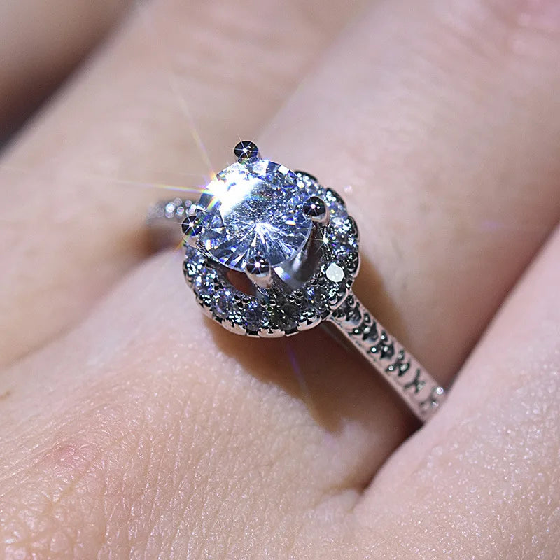 Bague de fiançaille charmente