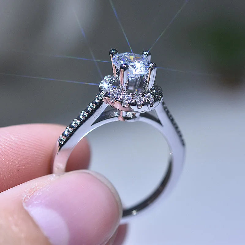 Bague de fiançaille charmente