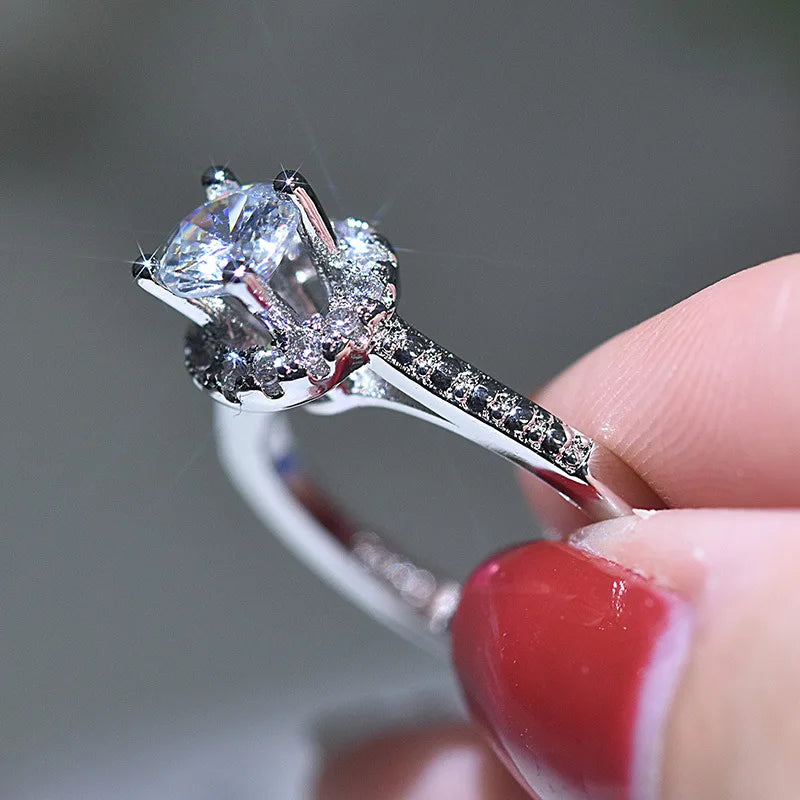 Bague de fiançaille charmente